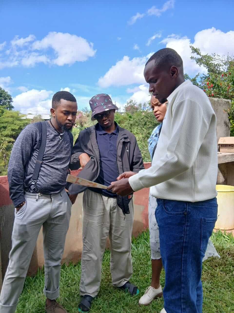 Community members participating in a Visionary Minds programme